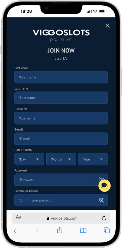 viggoslots register